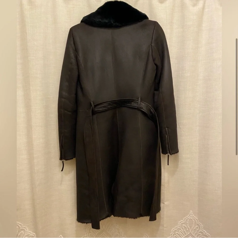 MAXMARA lamb shearling fur coat - Picture 2 of 10